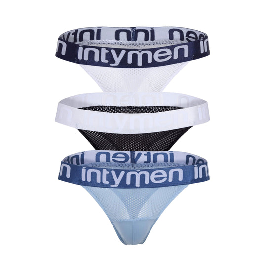 3-Pack Tanga Thong Hombre Agua - INK025