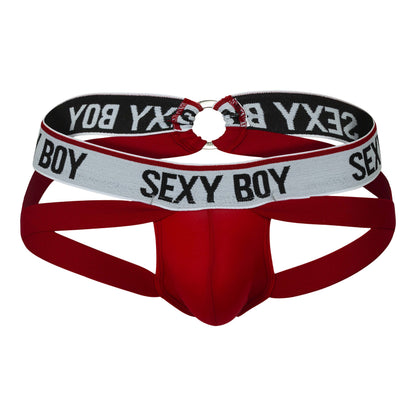 Suspensorio jockstrap para hombre sexy atrapado