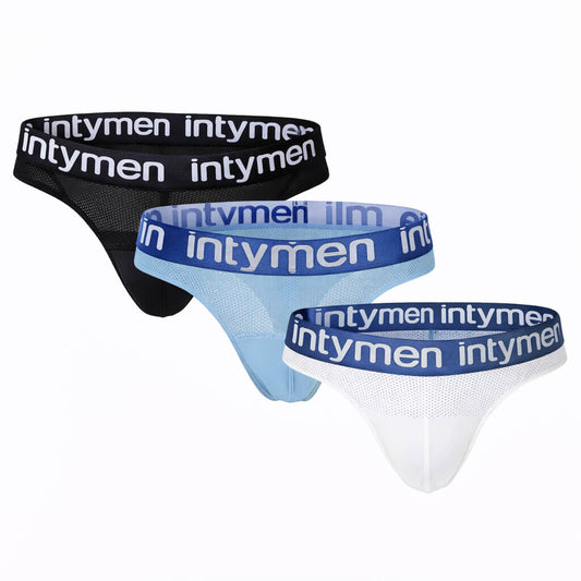 3-Pack Tanga Thong Hombre Agua - INK025