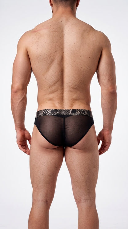 Brief pantaloncillo para hombre sexy culebra - SHK004