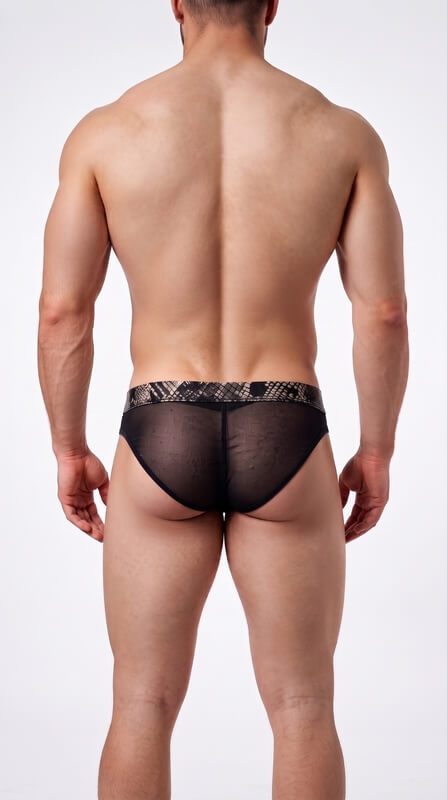 Brief pantaloncillo para hombre sexy culebra - SHK004