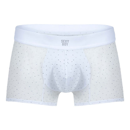 Boxer trunk corto hombre plata