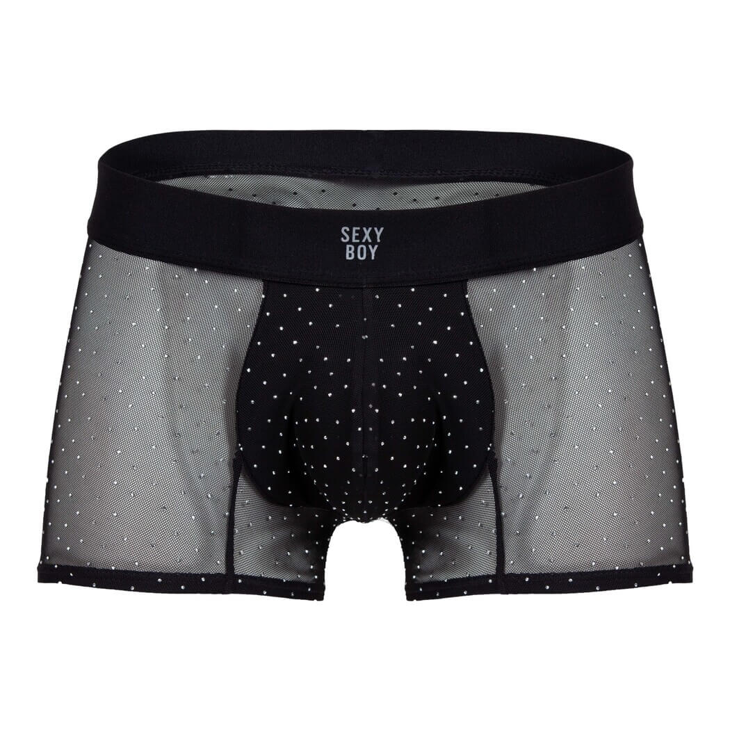 Boxer trunk corto hombre plata