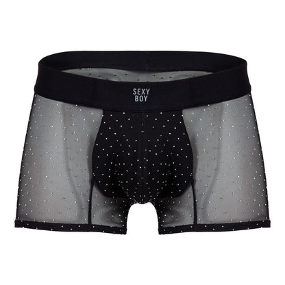 Boxer trunk corto hombre plata