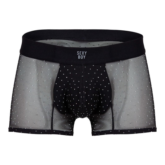 Boxer trunk corto hombre plata