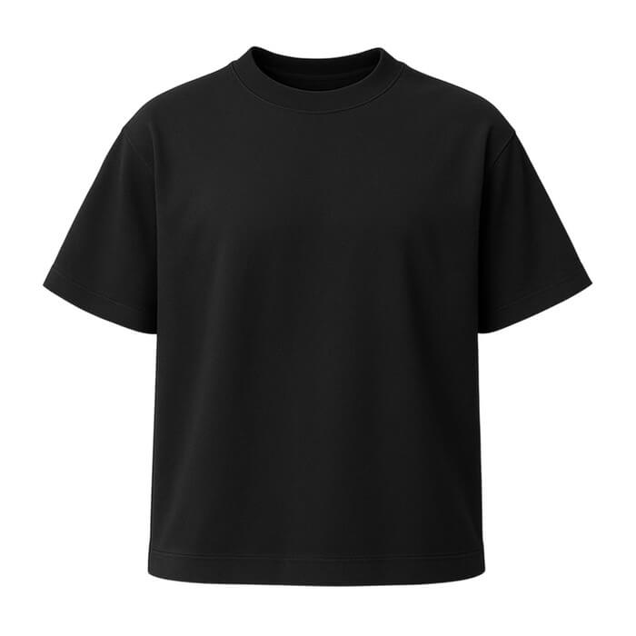 Camiseta t shirt hombre uno 3d delantero - Camiseta negra básica de algodón.
