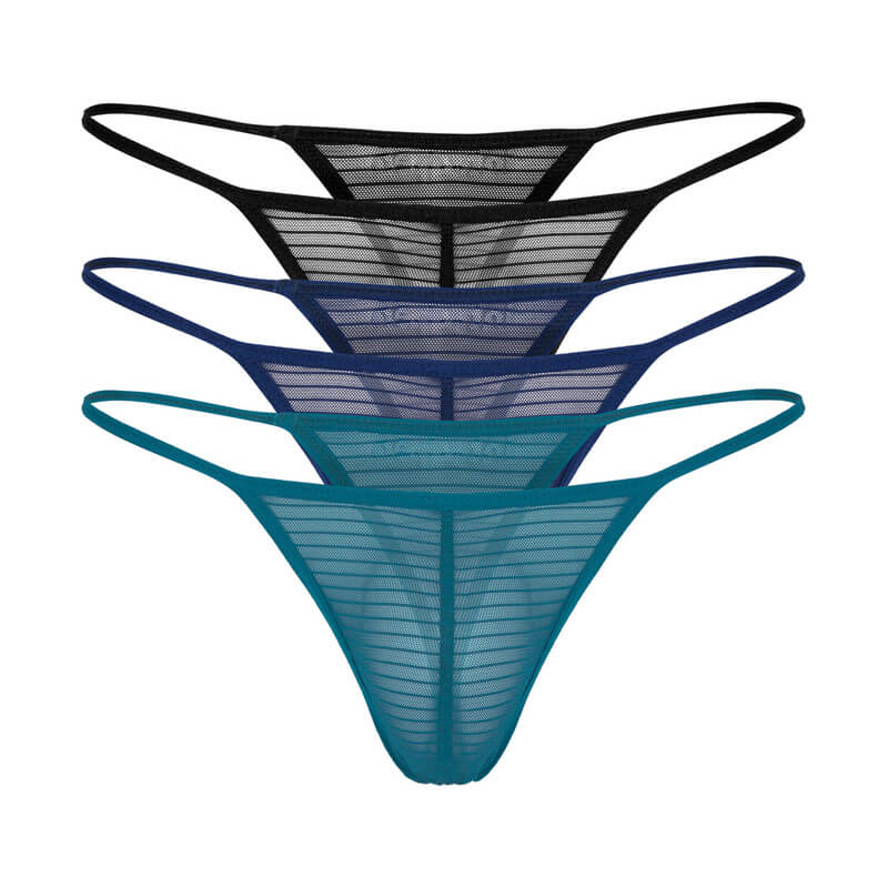 Tanga thong hombre dorado (3 Pack Multicolor)