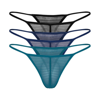 Tanga thong hombre dorado (3 Pack Multicolor)