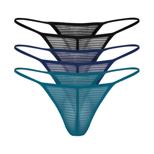 Tanga thong hombre dorado (3 Pack Multicolor)