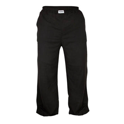 Pantalon pants hombre relajado 3d negro delantero - Pantalón negro tipo pijama con pretina elástica y ajuste relajado, marca Intymen.