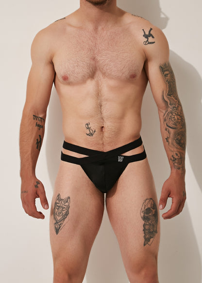 Bikini para hombre sexy entrelazado